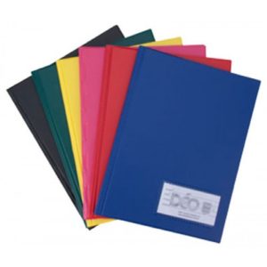 Pasta Catálogo Meio Ofício 30 Envelopes Plásticos Médios Com Visor Colorida