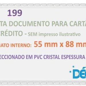 Porta Documentos Para Cartão de Crédito e CPF - 50 Unidades - Image 2