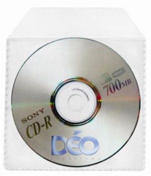 Protetores Transparente em PVC Fosco (Sarja) para Mini CD com Tampa – PT 50 UN