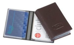 Porta Cartões Para Bolso / Bolsas Executivo Com 14 Divisões – Nova Embalagem – PT 5 UN